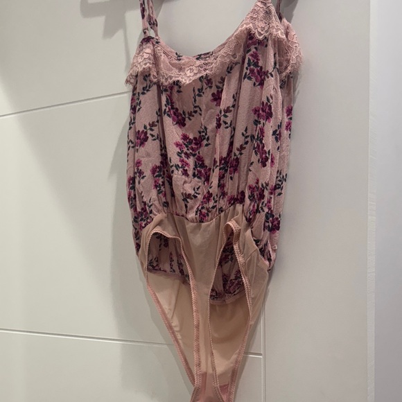 Free People Pink Floral Chemise - Picture 7 of 7